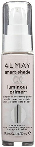 Almay Smart Shade CC Luminous Primer, 1 Fl Oz, Clear Almay