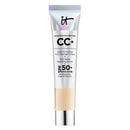 IT Cosmetics Your Skin But Better CC+ Cream Travel Size, Light (W) - Color Correcting Cream, Full-Coverage Foundation, Hydrating Serum & SPF 50+ Sunscreen - Natural Finish - 0.406 fl oz It Cosmetics