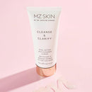 MZ SKIN Cleanse & Clarify Dual Action Cleanser & Mask 3.4 fl oz | Exfoliating AHA & Papaya Enzyme Face Wash | Smooths Texture, Refines Pores & Brightens Infinity Warehouse