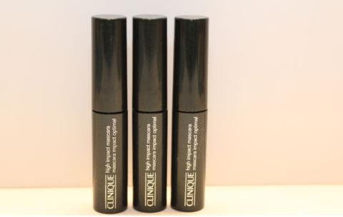 New! 3 X Clinique High Impact Mascara 01 Black 3.5ml X3=10.5ml ACE