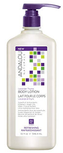 Andalou Naturals Lavender Thyme Refreshing Body Lotion, Value Size, 32 Ounce Andalou Naturals