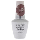 Brush-On Colour Builder Soak Off Gel - Tan Glow by Cuccio Pro for Women - 0.43 oz Nail Polish Cuccio Pro