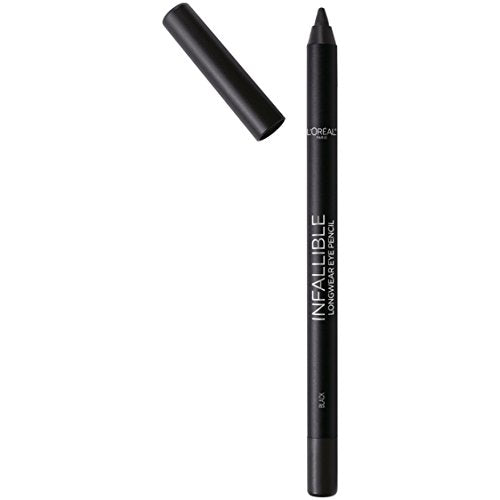 L'Oreal Paris Cosmetics Infallible Pro-Last Waterproof Pencil Eyeliner, Black, 0.042 Ounce,1 Count L'Oreal Paris