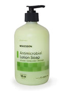McKesson Antimicrobial Lotion Soap with Pump, Aloe, Herbal Scent, 18 oz, 1 Count McKesson