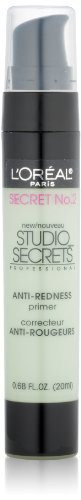 L'Oréal Paris Studio Secrets Professional Anti-Redness Correcting Primer, Green, 0.68 fl. oz. L'Oréal Paris