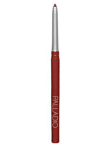Palladio Retractable Waterproof Lip Liner High Pigmented and Creamy Color Slim Twist Up Smudge Proof Formula with Long Lasting All Day Wear No Sharpener Required, Raisin, 1 Count Palladio