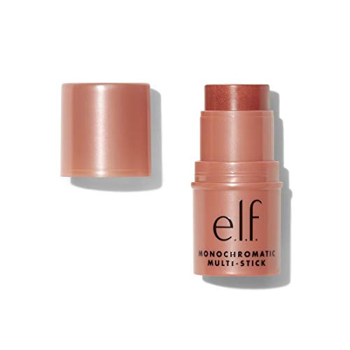 e.l.f. Monochromatic Multi Stick, Luxuriously Creamy & Blendable Color, For Eyes, Lips & Cheeks, Bronzed Cherry, 0.155 Oz (4.4g) e.l.f.