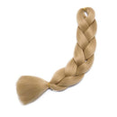 Jumbo Braiding Hair 24 inch Jumbo Braid Hair Extensions Jumbo Box Braids Crochet Hair Long Rainbow Colorful for Women Kids DIY High Temperature Synthetic Fiber Ash Blonde 1 Bundle Benehair