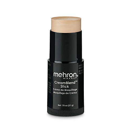 Mehron Makeup CreamBlend Stick - Foundation (.75 oz) Light 3) Mehron