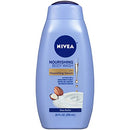 NIVEA Nourishing Shea Butter Care Body Wash with Nourishing Serum, Bottle, Almond, 20 Fl Oz NIVEA