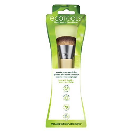 EcoTools Makeup Brush for Professional Finish, for Foundation and Pressed Powder EcoTools