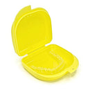 Genco Dental Retainer Case with Vent Holes - Orthodontic container for holding retainers, aligner, night-guard/mouth-guard. Small and Durable retainer case (Yellow) Genco Dental