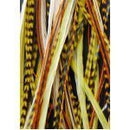 4"-7" Feathers for Hair Extension with 5 Natural Remix Color Feathers for Hair Extension Sexy Sparkles