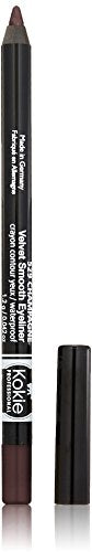 Kokie Cosmetics Waterproof Velvet Smooth Eyeliner Pencil, Chocolate, 0.042 Ounce Kokie