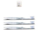 Sofresh Flossing Toothbrush - Adult Size Soft | You Choose Color and Quantity (3, Gray) | Bundle with (1) WELdental Mint Xylitol Dental Floss Travel Size WELdental