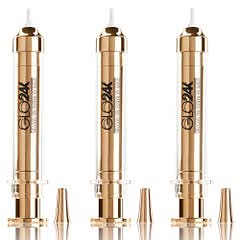 GLO24K Instant Facelift Cream with 24k Gold, Hyaluronic Acid, Peptides, and Vitamins. Value Pack of 3. A powerful non-invasive alternative to injections.