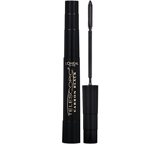 L'Oreal Paris Makeup Telescopic Original Lengthening Mascara, Carbon Black, 0.27 Fl Oz (Pack of 1) L'Oreal Paris