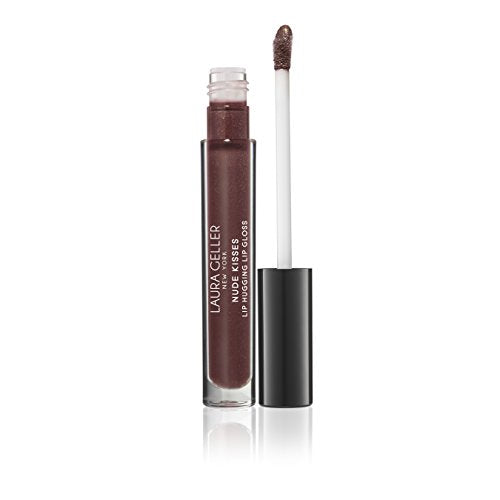 LAURA GELLER NEW YORK Nude Kisses Lip Hugging Lip Gloss - Non-Sticky Finish, Ultra Creamy, High Shine Lip Moisturizer with Vitamin E and Shea Butter, Cocoa Beach LAURA GELLER NEW YORK