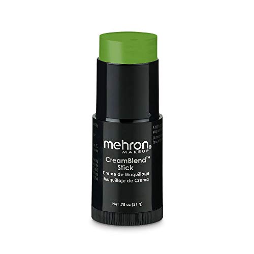 Mehron Makeup CreamBlend Stick - Body Paint (.75 oz) (Green) Mehron