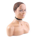 Bella Hair Upgraded Breathable Lace Front Wig Cap with Adjustable Straps and Combs for Black Women Sewing Wigs, Dark Brown Medium Size Bella Hair