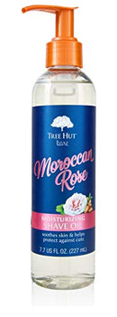 Tree Hut Bare Moroccan Rose Moisturizing Shave Oil, 7.7 fl oz, Gel-to-Oil Formula, Ultra Hydrating Barrier for a Close, Smooth Shave, For All Skin Types Tree Hut