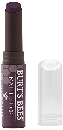 Burt's Bees, Matte Liptstick Puddle of Plum, 0.07 Ounce Burt's Bees