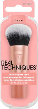 Real Techniques Mini Travel Size Expert Face Makeup Brush for Foundation (Packaging and Handle Colour May Vary) Real Techniques