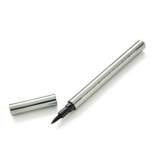 Mirabella Black Magic Marker Liquid Eyeliner - Perfect Brush-Tip for Precise and Controlled Application - Long-Lasting liquid, and Waterproof Color, Smudgeproof- No Tugging, Skipping, or Flaking Mirabella