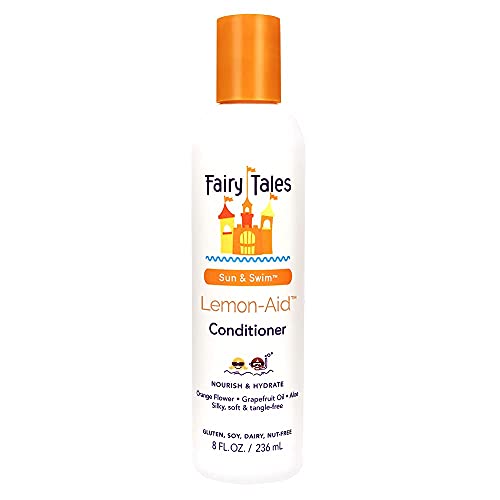 Fairy Tales Swimmer Conditioner for Kids - 8 oz | Made with Natural Ingredients in the USA | Replenish and Restore from Chlorine and Salt Damage | No Parabens, Sulfates, or Synthetic dyes Fairy Tales
