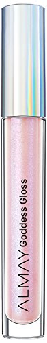 Lip Gloss by Almay, Non-Sticky Lip Makeup, Holographic Glitter Finish, Hypoallergenic, 200 Angelic, 0.9 Oz Almay