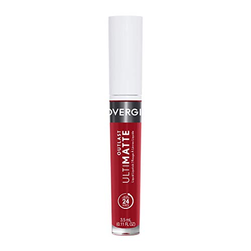 COVERGIRL COVERGIRL Outlast Ultimatte One Step Liquid Lip Color, Wine O Clock, Wine O Clock, 0.12 Fl Ounce COVERGIRL