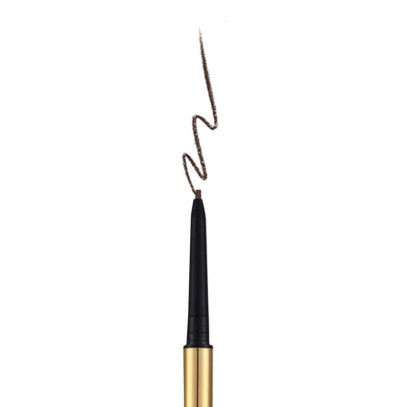 Eyebrow Definer Pencil | Fill in Draw Fine Lines and add volume to your Brows | Long Lasting and Waterproof | Precision Smart Double Ended Design | Mela Beauty Studio Professional Makeup (Dark Brown) Melanie Jovanovic Store