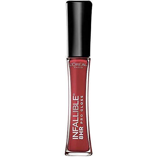 L’Oreal Paris Makeup Infallible 8 Hour Lip Gloss, Comfortable & Hydrating Formula, Suede, 0.5 fl.oz. L'Oreal Paris