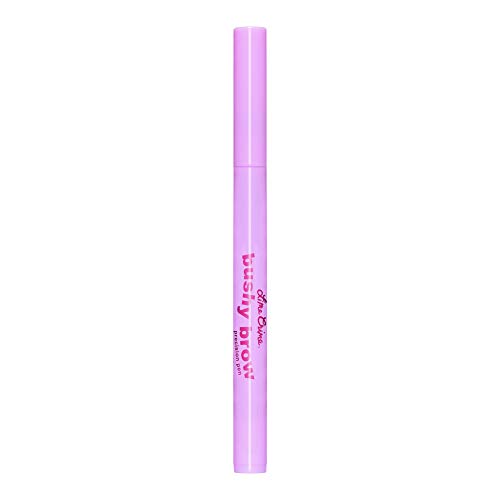 Lime Crime Bushy Brow Precision Pen, Brownie - Neutral Dark Brown Eyebrow Definer and Filler - Adds Texture & Shape - For Full, Natural Brows - Vegan - 0.02 oz… Lime Crime