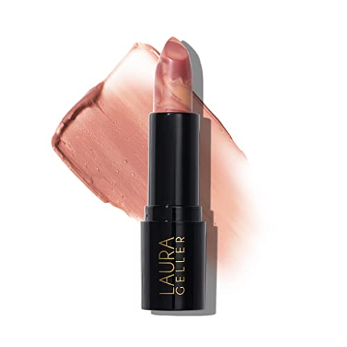 LAURA GELLER NEW YORK Italian Marble Sheer Hydrating Lightweight Lipstick With Vitamin E & Castor Seed Oil, Berry Banana LAURA GELLER NEW YORK
