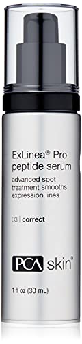 PCA SKIN ExLinea Pro Peptide Face Serum - Advanced Anti-Aging Hydrating Spot Treatment with Hyaluronic Acid for Fine Lines & Wrinkles (1 fl oz) PCA SKIN