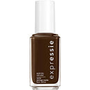 essie expressie Quick-Dry Vegan Nail Polish, Take The Espresso, Blackened Dark Chocolate Brown, 0.33 Ounce essie