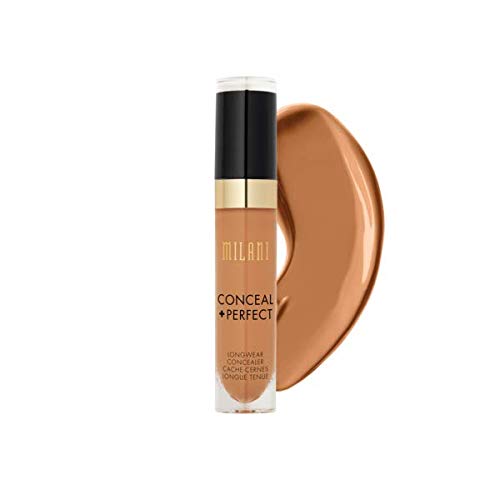 Milani Conceal + Perfect Longwear Concealer - Cool Sand (0.17 Fl. Oz.) Vegan, Cruelty-Free Liquid Concealer - Cover Dark Circles, Blemishes & Skin Imperfections for Long-Lasting Wear Milani