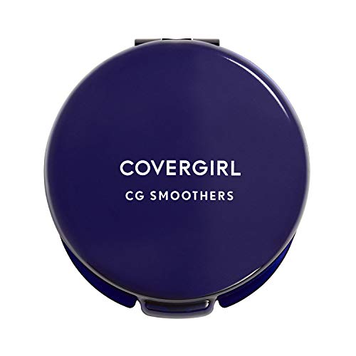 COVERGIRL Smoothers Pressed Powder, Translucent Medium 715, 0.32 Ounce (Packaging May Vary) Powder Makeup with Chamomile COVERGIRL