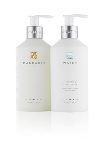 ZENTS Balancing Shampoo & Moisturizing Conditioner, Color Safe, Sulfate-Free Set for All Hair Types, 10 fl oz each Zents