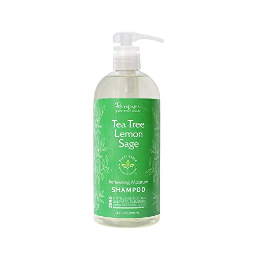 Renpure Plant Based Beauty, Tea Tree Lemon Sage Shampoo, 24 Ounce RENPURE