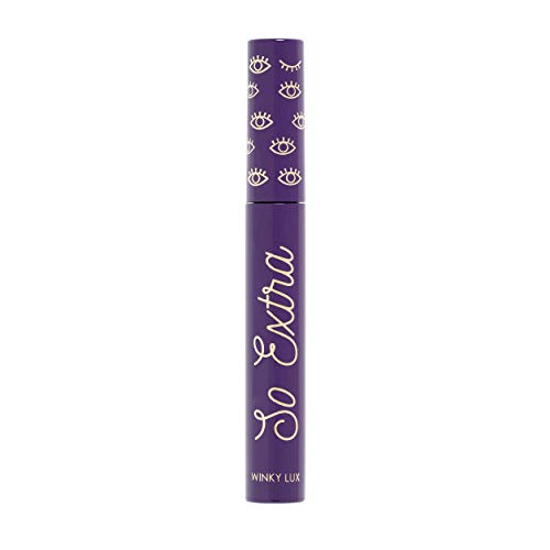 Winky Lux | So Extra Mascara | Voluminous Mascara | Lengthening Mascara | Black Mascara | Eye Makeup, 0.27 fl Oz, Matte Black Winky Lux