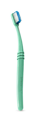 Preserve Ocean Plastic Initiative (POPI) Adult Toothbrush, Made in USA from Recycled Ocean Plastic, Neptune Green, Soft, 6 Count Preserve Store
