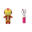 Lip Smacker Marvel Super Hero Lip Balm, Iron Man Billionaire Punch Flavor With Unicorn Magic, 0.14 ounce Lip Smacker