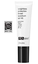 PCA SKIN Weightless Protection Broad Spectrum SPF 45 - Oil-Free Hydrating Face Sunscreen with 8.4% Zinc Oxide for Acne-Prone / All Skin Types (1.7 fl oz) PCA SKIN