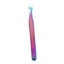 M LASH Set Of 4 Diamond Grip Eyelash Extensions Tweezers - Japanese Steel Lash Supply (Multi-Color) M Store