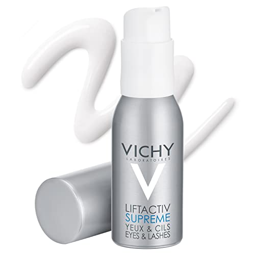 Vichy LiftActiv Serum 10 Eyes and Lash Serum Anti Aging Eye Cream Moisturizer and Eyelash Serum Lash Conditioner and Anti Wrinkle Eye Cream for Fine Lines and Crow's Feet Safe for Sensitive Skin Vichy