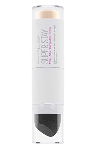 Maybelline New York Super Stay Foundation Stick for Normal To Oily Skin, Fair Porcelain, 0.25 Ounce Maybelline New York