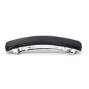 Camila Paris AD820 French Hair Barrette Clip for Girls, Black, Rubberized Metal Clasp, Strong Hold Grip Hair Clips for Women, No Slip and Durable Styling Girls Hair Accessories, Made in France Camila