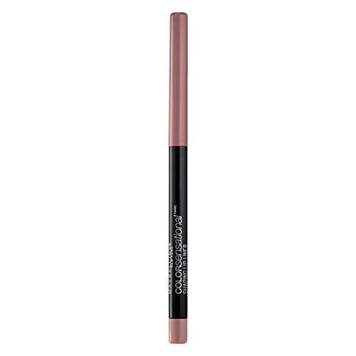 Maybelline Color Sensational Shaping Lip Liner with Self-Sharpening Tip, Dusty Rose, Nude Pink, 0.01 oz Maybelline New York